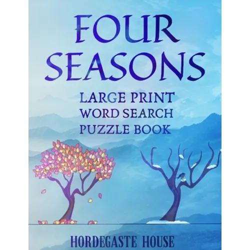 FOUR SEASONS Large Print Word Search Puzzle Book - Paperback
