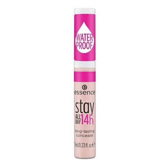 Essence Stay All Day 14h Long Lasting Concealer - Light Rose: Waterproof, Transfer-Proof, Matte Finish, Full Coverage, Silicone & Microplastic Free