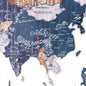 3D Wooden World Map Mystery