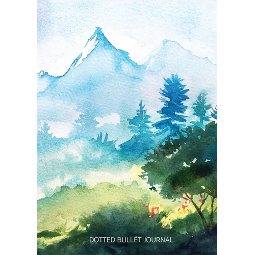 Watercolor Hillside - Dotted Bullet Journal: Medium A5 - 5.83X8.27 - Paperback