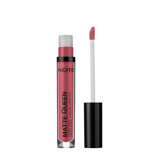 Note Cosmetics Matte Queen Liquid Lipstick - Long Lasting, Highly Pigmented Lip Color