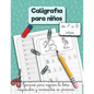 Caligrafía para niños de 7 a 8 años.: Ejercicios para mejorar la letra mayúsculas y minúsculas en primaria. - Paperback