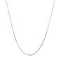 Diamond Marquise Station Necklace in .925 Sterling Silver – 3/8 Cttw