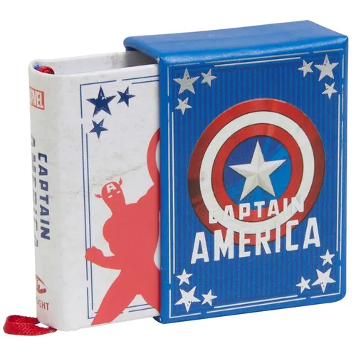 Marvel Comics: Captain America (Tiny Book): Inspirational Quotes from the First Avenger (Fits in the Palm of Your Hand, Stocking Stuffer, Novelty Geek - Novelty