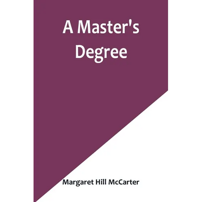 A Master's Degree - Paperback