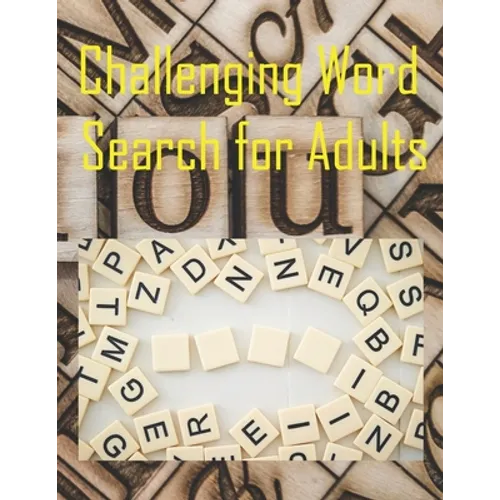word Puzzle for Adults: Puzzle Books for Adults - Paperback