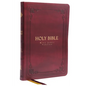 KJV Holy Bible: Large Print Thinline, Burgundy Leathersoft, Red Letter, Comfort Print: King James Version - Imitation Leather