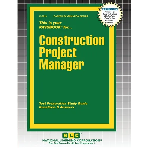 Construction Project Manager - Paperback