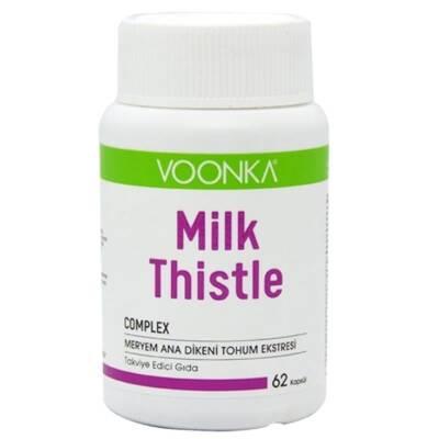 Voonka Milk Thistle Supplement - 60 Capsules for Liver Health and Detoxification Support