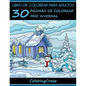 Libro de Colorear para Adultos: 30 Páginas de Colorear Frío Invernal - Paperback