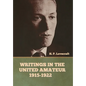 Writings in the United Amateur, 1915-1922 - Hardcover