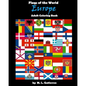 Flags of the World Series (Europe), adult coloring book - Paperback