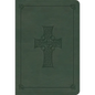 ESV Large Print Value Compact Bible (Trutone, Quiet Forest, Celtic Cross Design) - Imitation Leather
