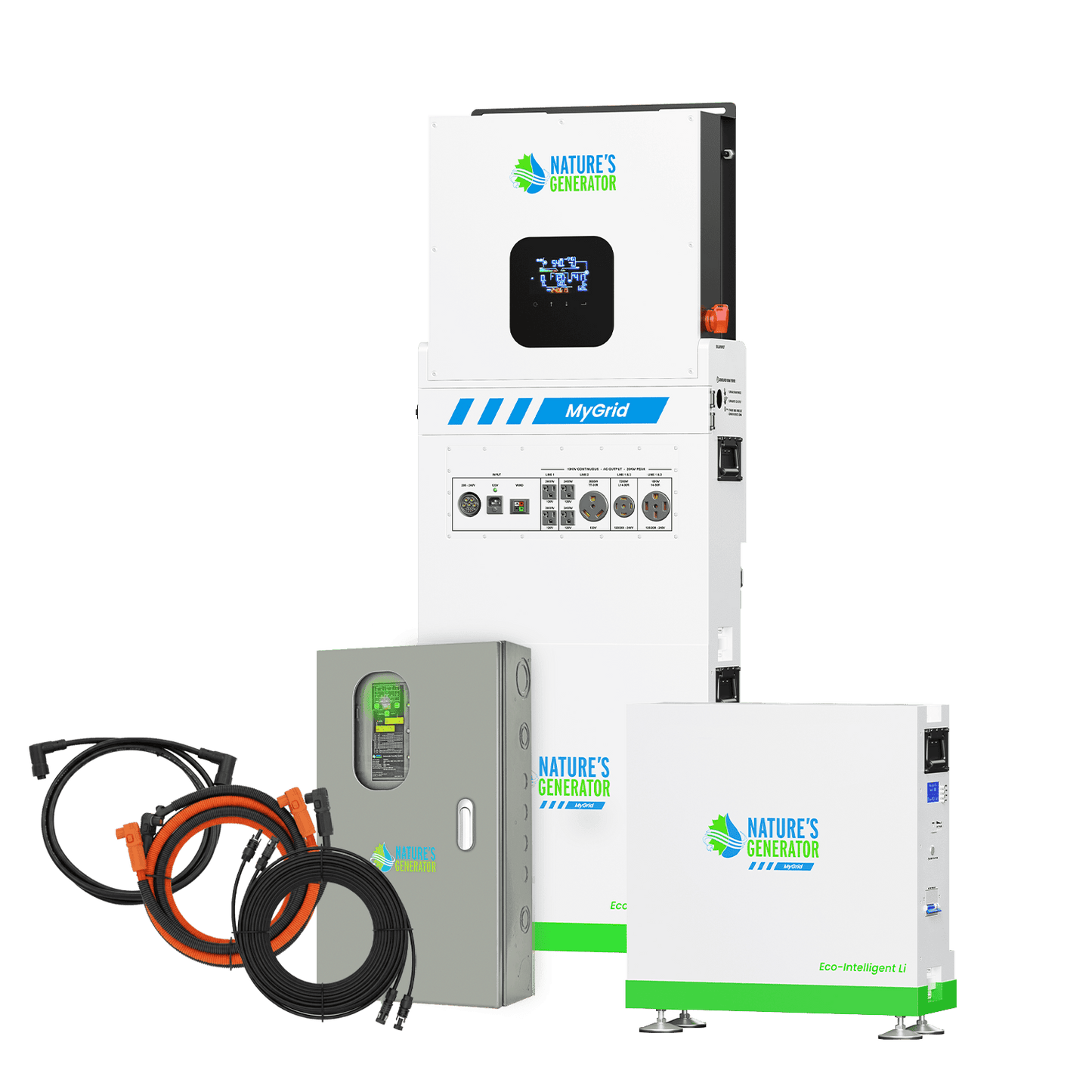 MyGrid 10K with Transfer Switch for House Battery Backup