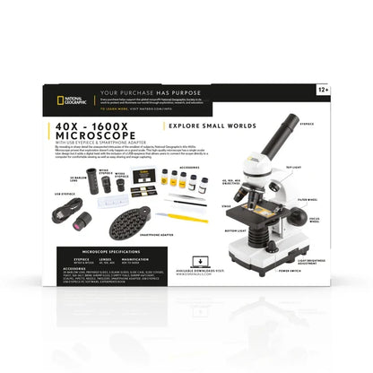 National Geographic - USB 40x-1600x Microscope