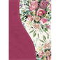 Biblia de Una Joven Conforme Al Corazón de Dios: Lujo Floral - Leather