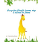 Gerry the Giraffe Learns Why it's Good to Share: In Color, Book 1 of The Safari Children's Books on Good Behavior - Paperback