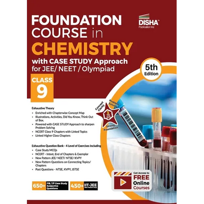 Foundation Course in Chemistry with Case Study Approach for JEE/ NEET/ Olympiad Class 9 - 5th Edition - Paperback