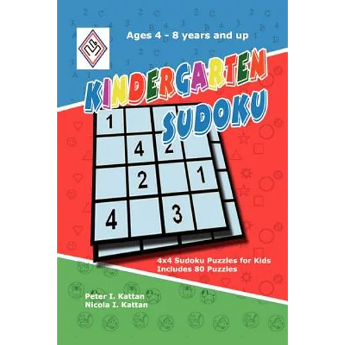 Kindergarten Sudoku: 4x4 Sudoku Puzzles for Kids - Paperback