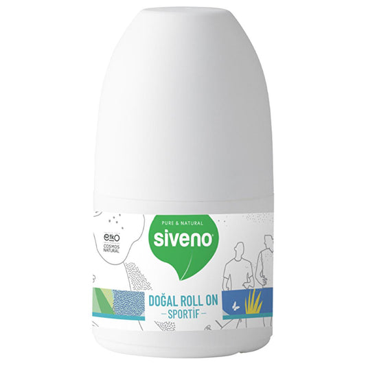 Siveno Natural Deodorant Roll-On - Vegan, Cruelty-Free, Eco-Friendly Sport Deodorant for Active Individuals