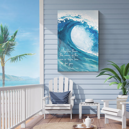 Psalm 93:4 - Mightier Than The Waves Sign