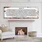 Psalm 91: He Is My Refuge – Rustic Christian Wall Art for Living Room, Religious Decor for Home