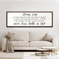 Never Lose Faith In God Sign