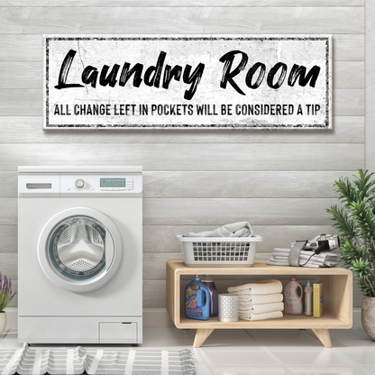 Laundry Room Sign II