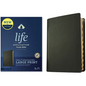 KJV Life Application Study Bible, Third Edition, Large Print (Genuine Leather, Black, Indexed, Red Letter) - Leather