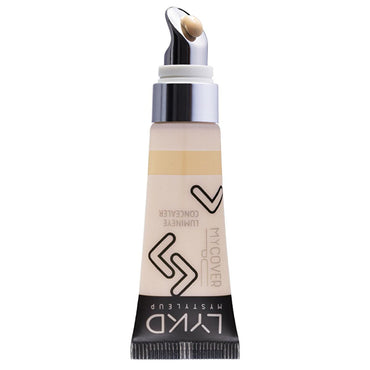 LYKD Metal-Tipped Concealer for Flawless Coverage - High Coverage, Long-Lasting Makeup with Innovative Applicator
