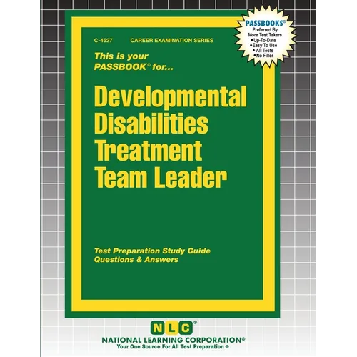 Developmental Disabilities Treatment Team Leader - Paperback