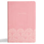 NASB Large Print Thinline Bible, Value Edition, Soft Pink Leathertouch - Imitation Leather