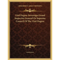 33rd Degree Sovereign Grand Inspector General Or Supreme Council Of The 33rd Degree - Hardcover