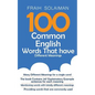 100 Common English Words That Have Different Meanings: many different meanings for a single word, providing words that are commonly used, the book con - Paperback