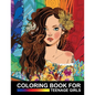 Coloring Book For Teenage Girls: Cute Designs and Detailed Drawings for Teens, Adults and Grown-ups - Fun Creative Arts & Craft Activity - Zendoodle R - Paperback
