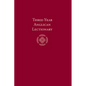 Three-Year Anglican Lectionary - Hardcover