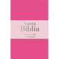 Biblia Rvr 1960 Letra Grande Tamaño Manual Tricolor Rosa Oscuro Rosa Claro Con Cierre E Índice (Bible Rvr 1960 Large Print Handsize Leatherlike Tricol - Leather