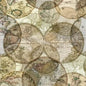 Natural All Around The World Globes Cotton Wideback Fabric Per Yard