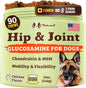 Natural Dog Company Hip & Joint Chews & Liquid Formula for Senior Dogs 90 Ct