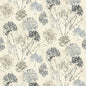 Natural Plaster Dandelion Stamp Cotton Wideback Fabric per yard