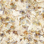 Natural Tonal Floral Wideback Cotton Fabric per yard