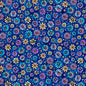 Navy Mosaic Blooms Tile Coordinate Cotton 44/45 Fabric Per Yard