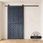 Slanted Pine Wood DIY Barn Door