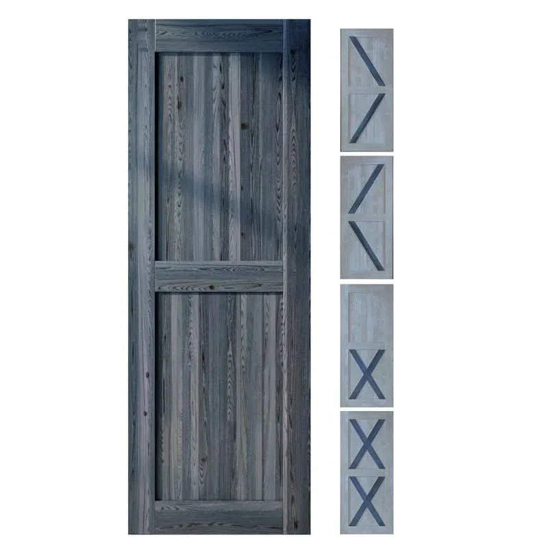 Classic Single Barn Door Kit | Brushed Nickel Hardware