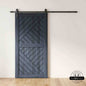 Pine Wood Patterned DIY Barn Door | 80"-84" x 26"-50"