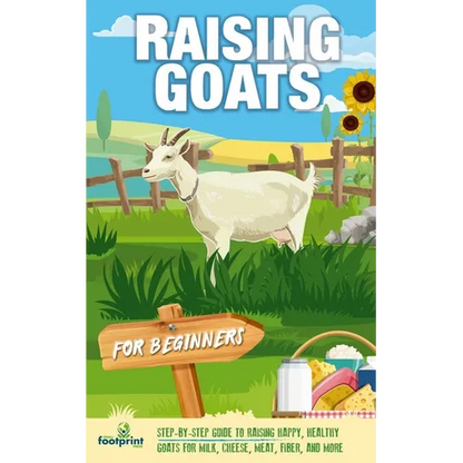 Raising Goats For Beginners: A Step-By-Step Guide to Raising Happy, Healthy Goats For Milk, Cheese, Meat, Fiber, and More - Paperback