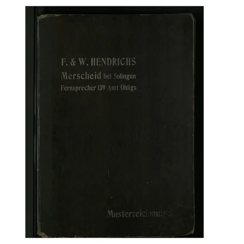 Hendrichs drop-forged scissor blanks catalogue - Paperback