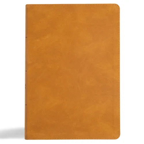CSB Super Giant Print Reference Bible, Digital Study Edition, Camel Suedesoft Leathertouch, Indexed - Imitation Leather