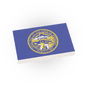 Nebraska State Flag - Minifig Scale - Custom Printed - 2x3 Tile Made using LEGO® Parts