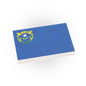 Nevada State Flag - Minifig Scale - Custom Printed - 2x3 Tile Made using a LEGO® Tile